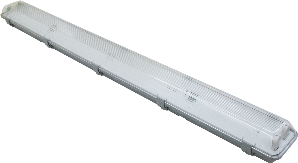 Lampara IP65 2x18W Para Tubo LED para Sotanos Parqueo ..